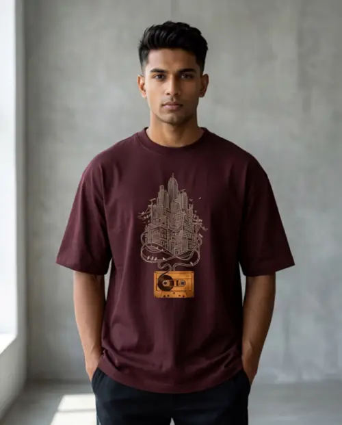 CASSETE The "Urban Cassette" Heavyweight Oversized Tee