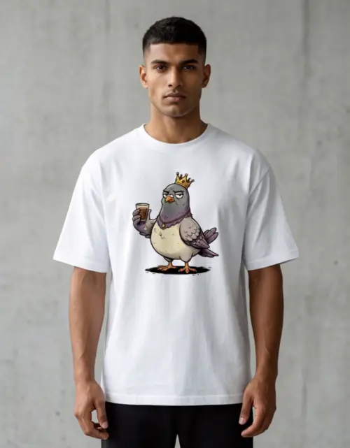 KABUTAR FINAL Boss Pigeon Oversized Tee