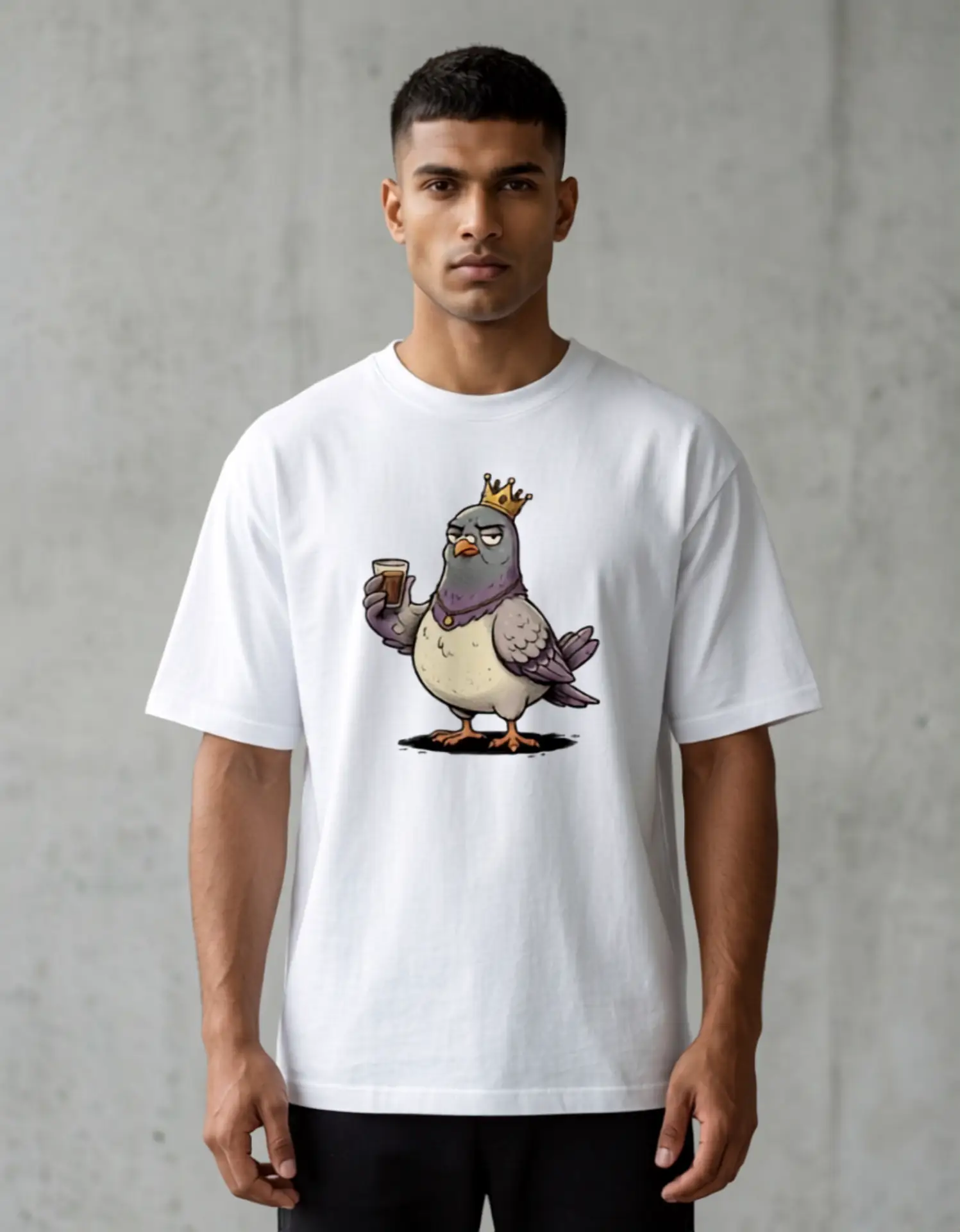 Boss Pigeon Oversized Tee