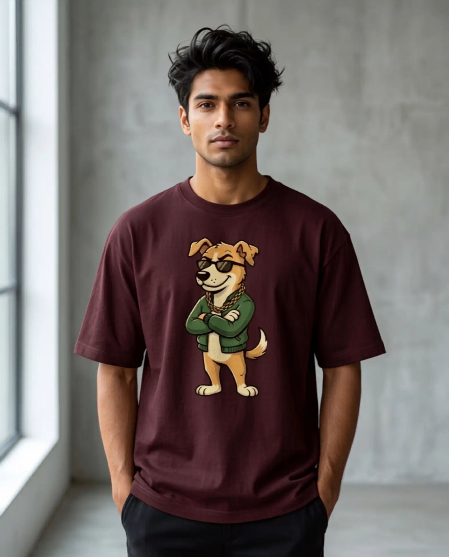 The Boss Dogga - Heavyweight Oversized Tee