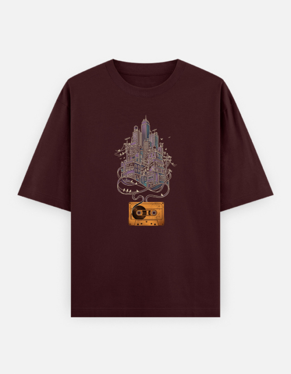 The "Urban Cassette" Heavyweight Oversized Tee