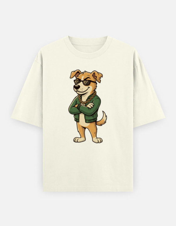 The Boss Dogga - Heavyweight Oversized Tee