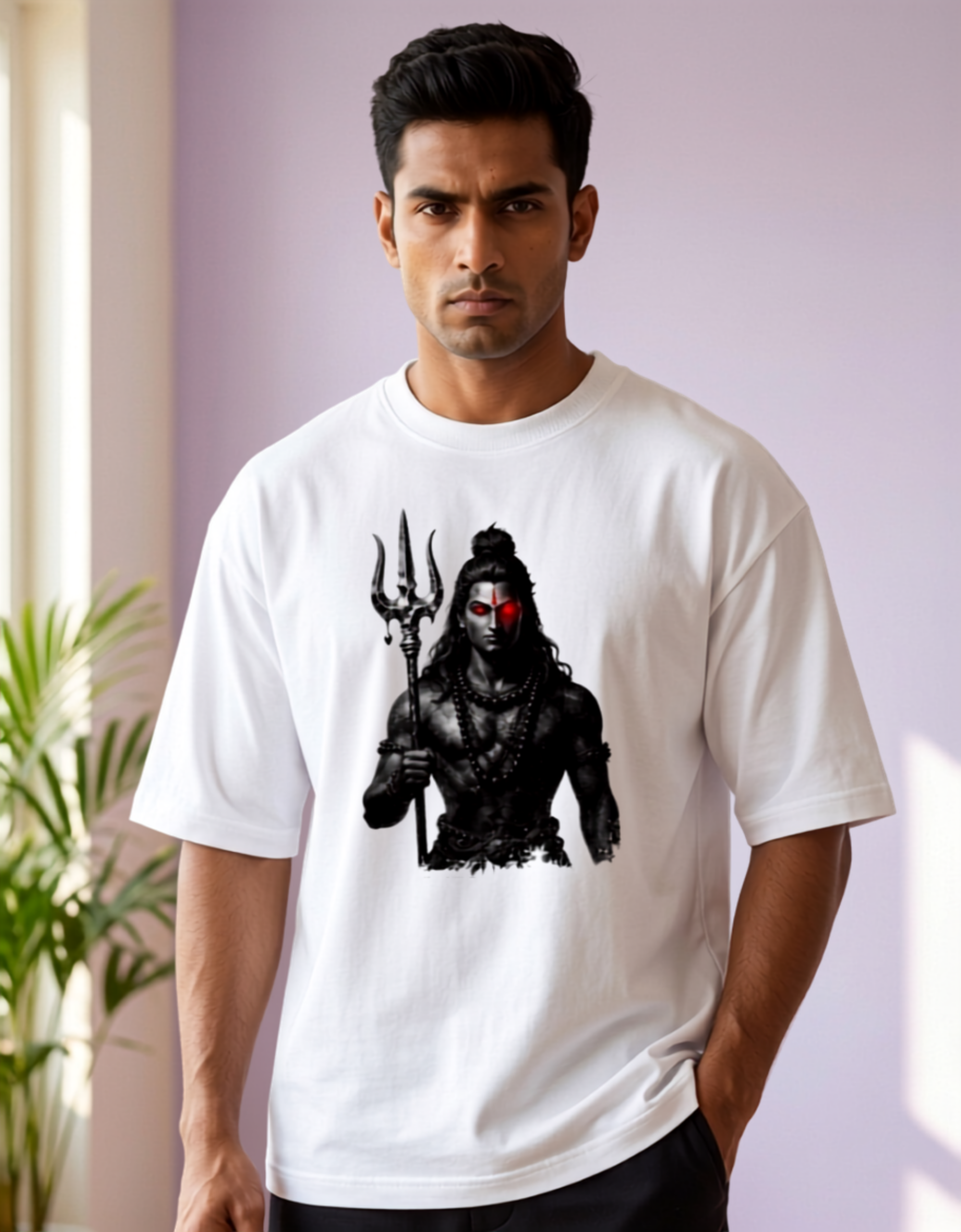 Mahadev Unisex Oversized Classic T-Shirt