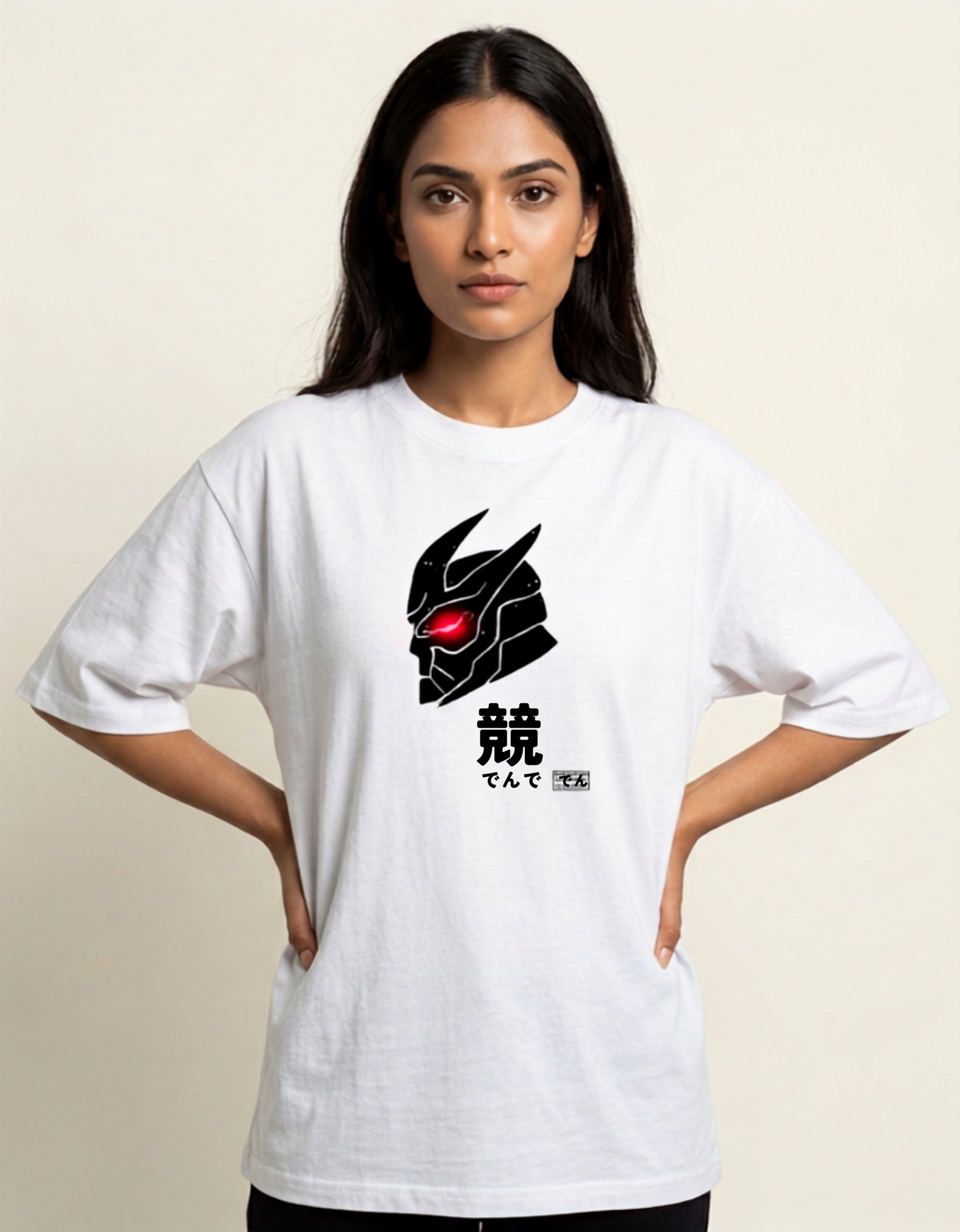 HANEKE Cybernetic Samurai White Tee